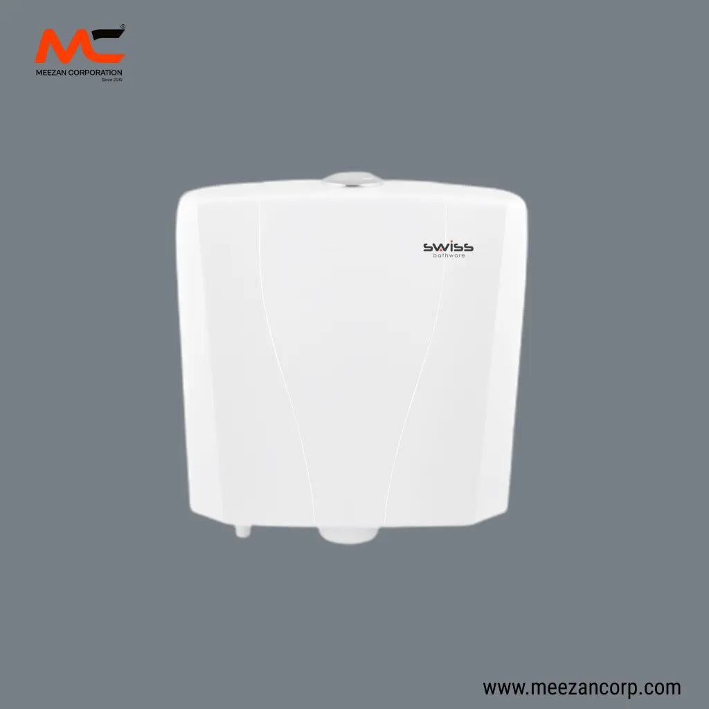 Swiss Bathware Premium Dual-Flush Wall-Mounted Toilet Cistern
