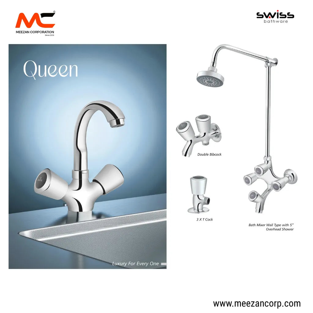 Swiss Bathware Queen Showerset