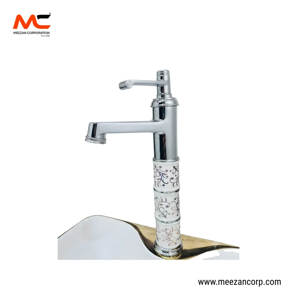 Vanity Mixer – Imperial Porcelain & Chrome Tall Series